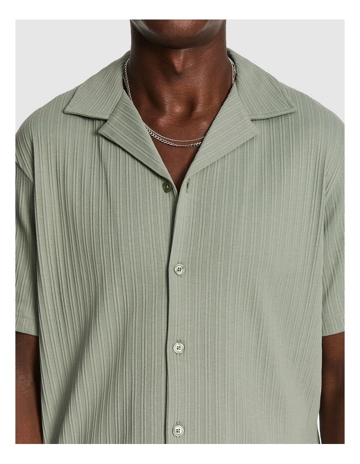 Keyse Jersey Shirt in Sage image 3