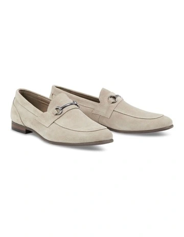 Ragnar Suede Leather Loafer in Natural