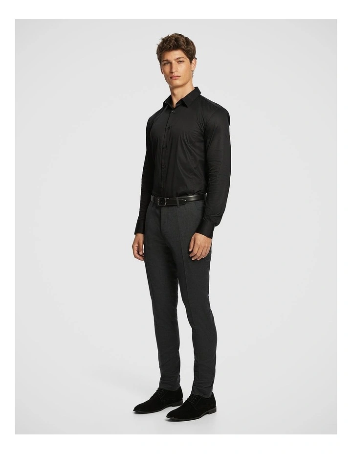 Lukey Stretch Skinny Fit Pant in Charcoal image 4