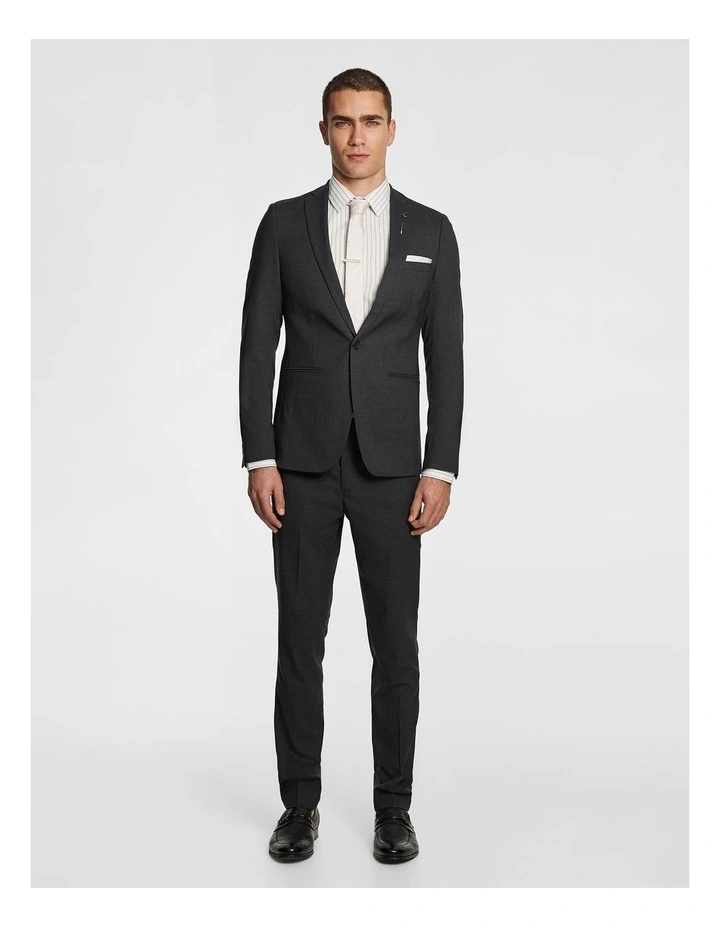 Lukey Stretch Skinny Fit Pant in Charcoal image 6