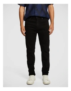 Joe Straight Jeans in Black