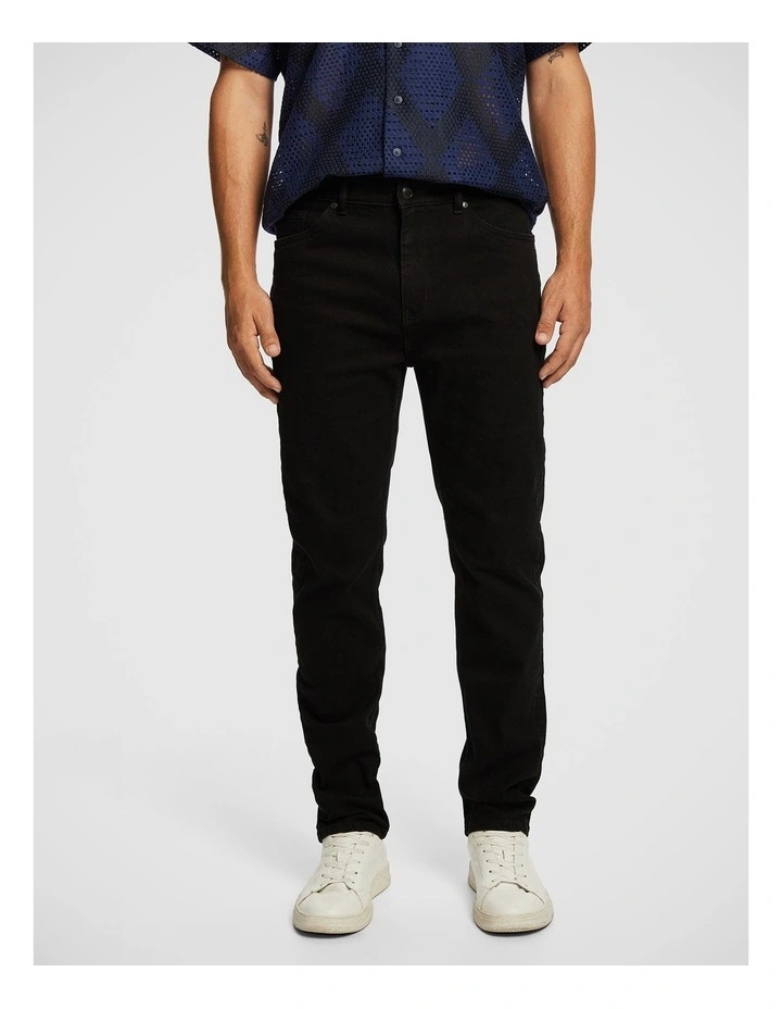 Joe Straight Jeans in Black image 1