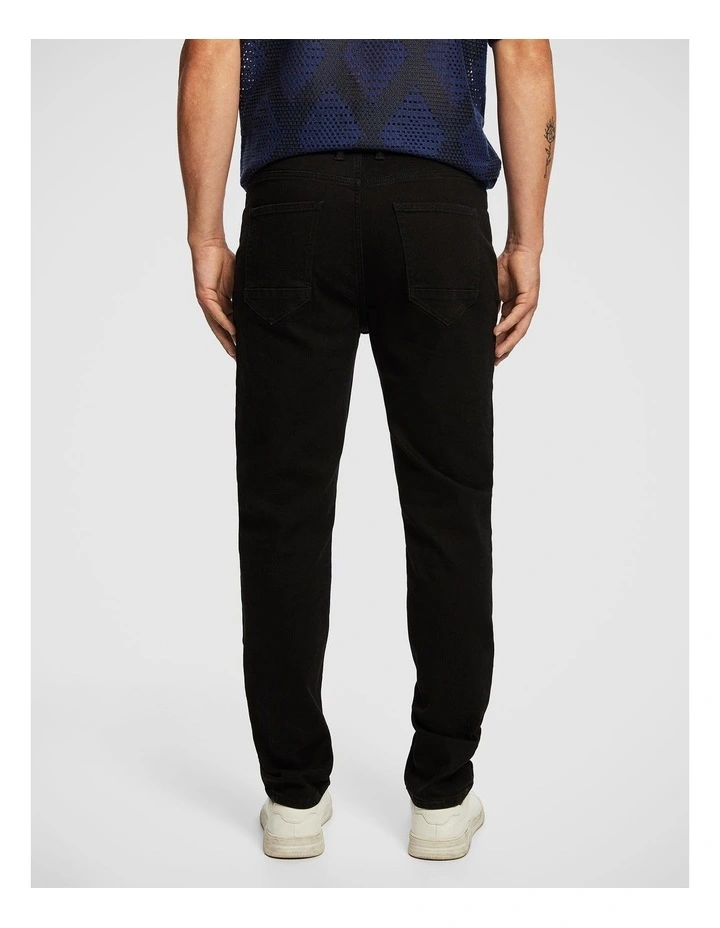Joe Straight Jeans in Black image 2