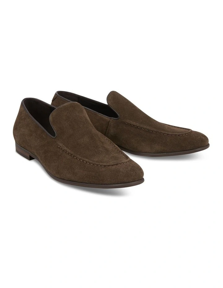 Tristen Suede Loafer in Brown image 3