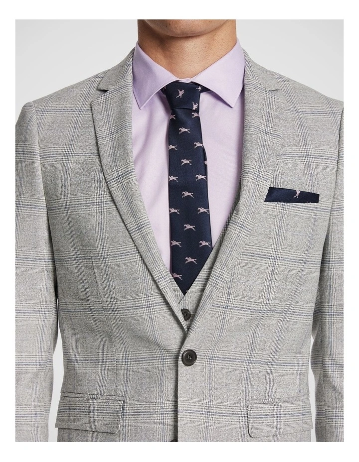 Mentmore Slim Suit Jacket in Grey image 3