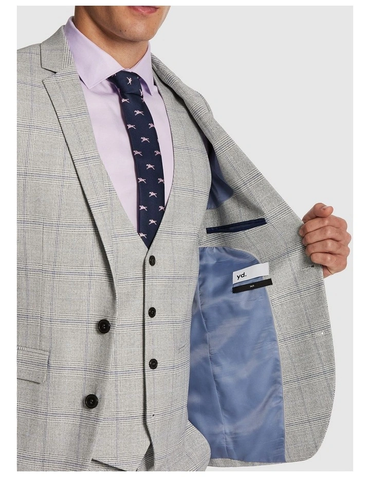 Mentmore Slim Suit Jacket in Grey image 4