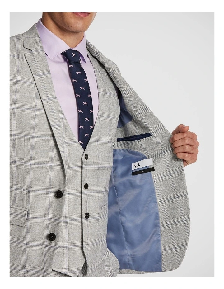 Mentmore Slim Suit Jacket in Grey image 4
