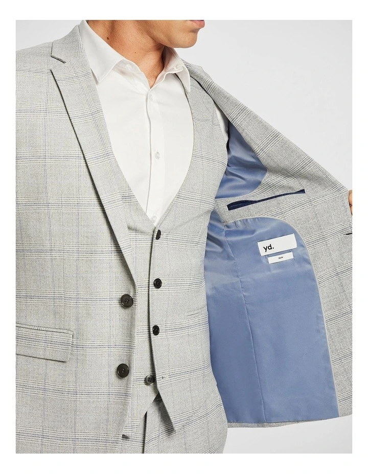 Mentmore Slim Suit Jacket in Grey image 4