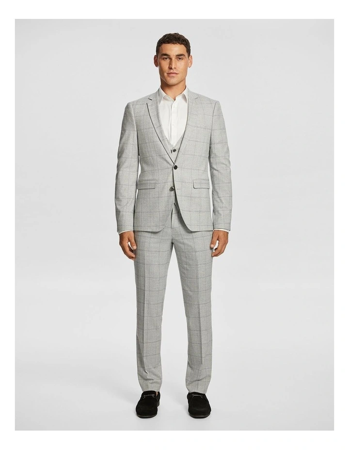 Mentmore Slim Suit Jacket in Grey image 6