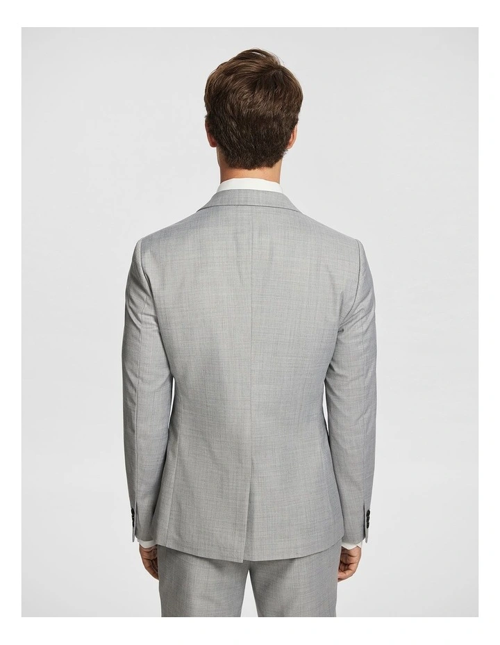 Bank Slim Suit Jacket in Dark Grey image 2