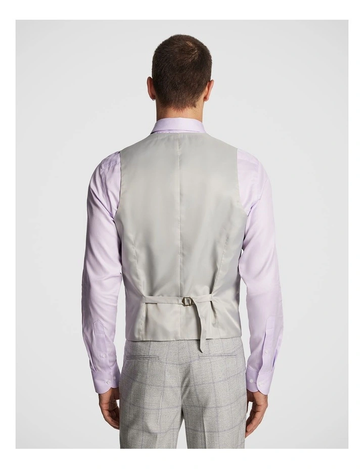 Mentmore Check Waistcoat in Grey image 2