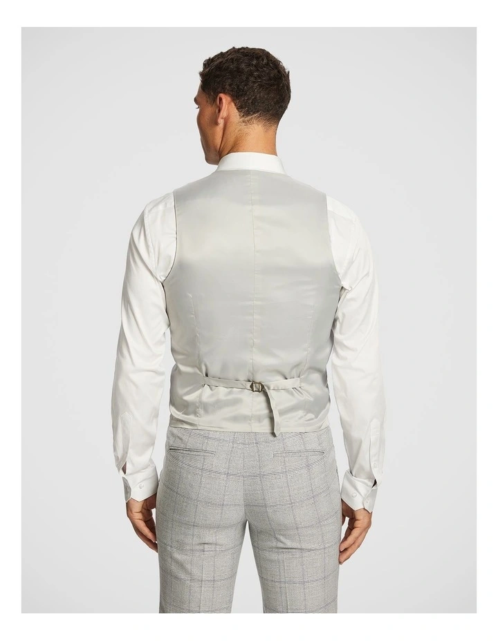 Mentmore Check Waistcoat in Grey image 2