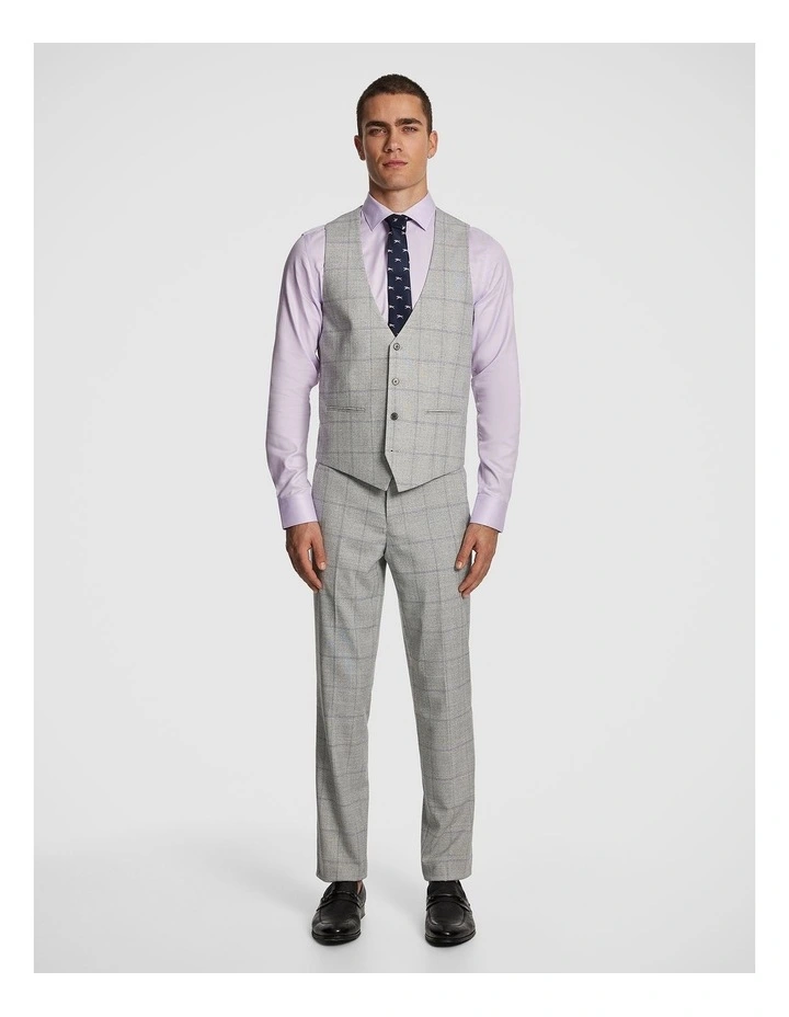Mentmore Check Waistcoat in Grey image 5