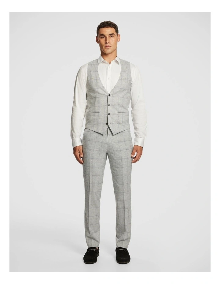 Mentmore Check Waistcoat in Grey image 5