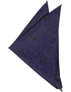 Rialta Paisley Pocket Square in Purple