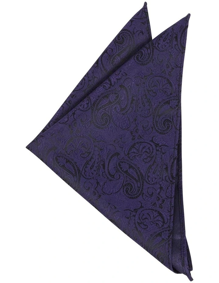 Rialta Paisley Pocket Square in Purple image 1