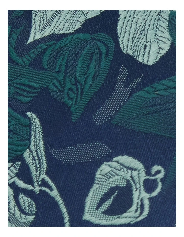 Dornan Floral 6.5 Cm Width Tie in Sage image 2