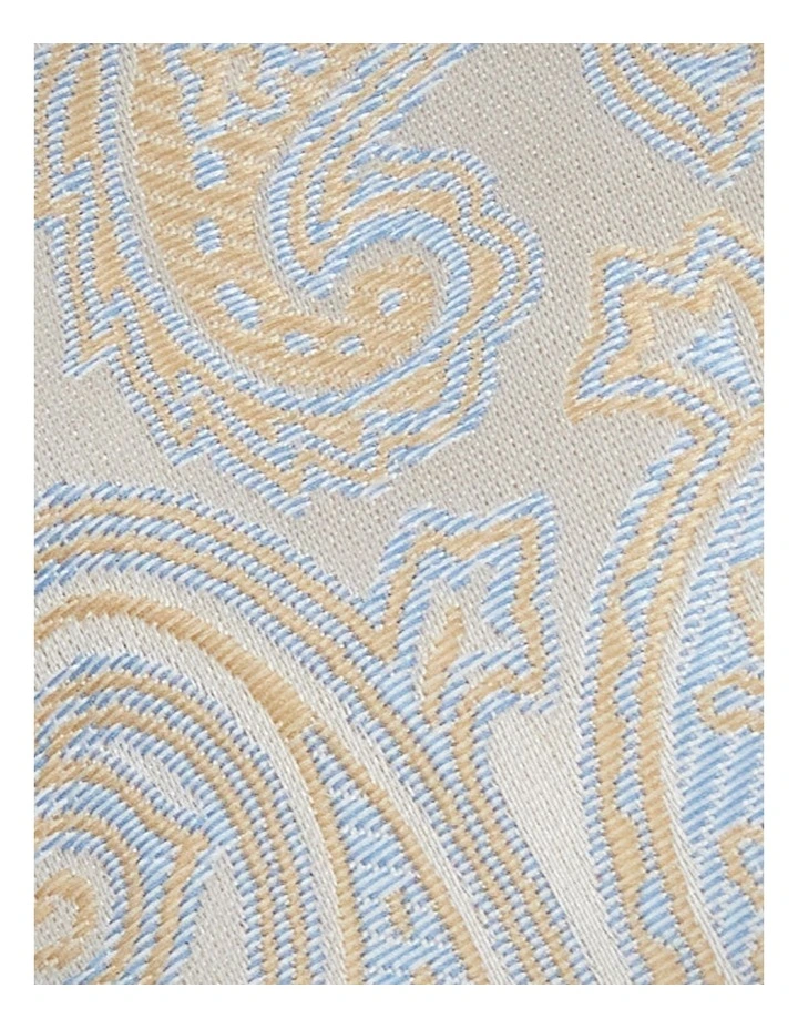 Ash 6.5 Cm Width Paisley Tie in Gold image 2