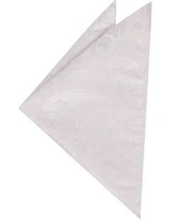 Marco Paisley Pocket Square in Pink
