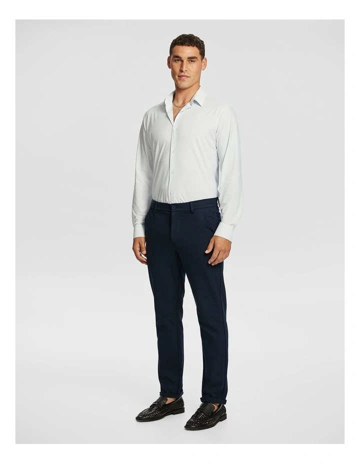 Castro Slim Geo Shirt in White image 4