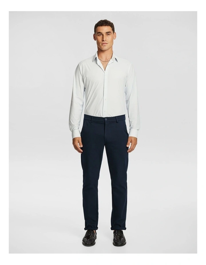 Castro Slim Geo Shirt in White image 5