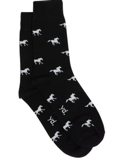 Derby Sock in Black
