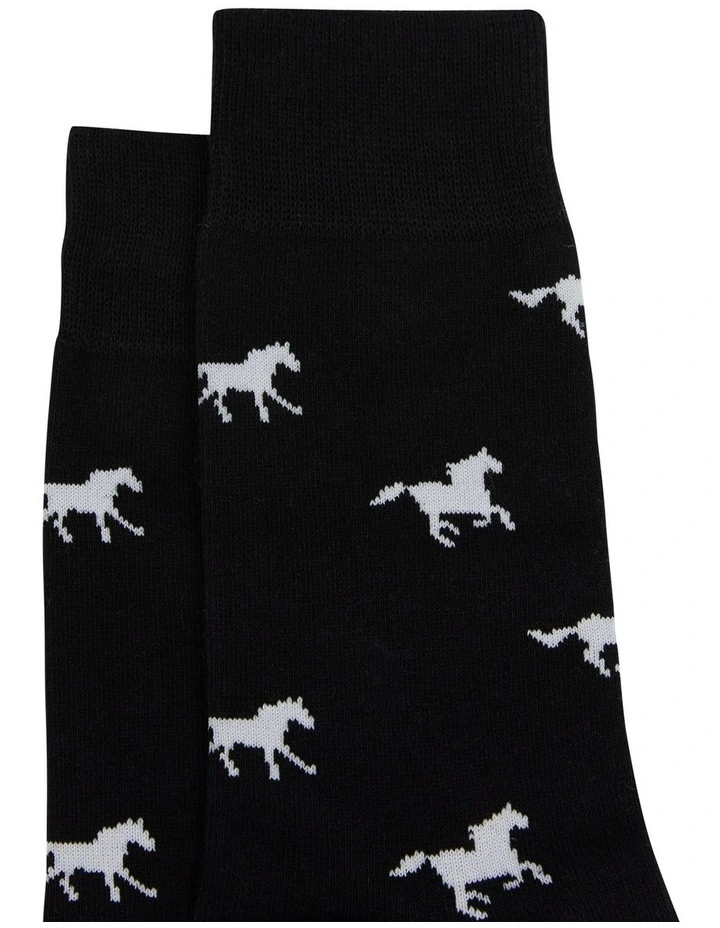 Derby Sock in Black image 2