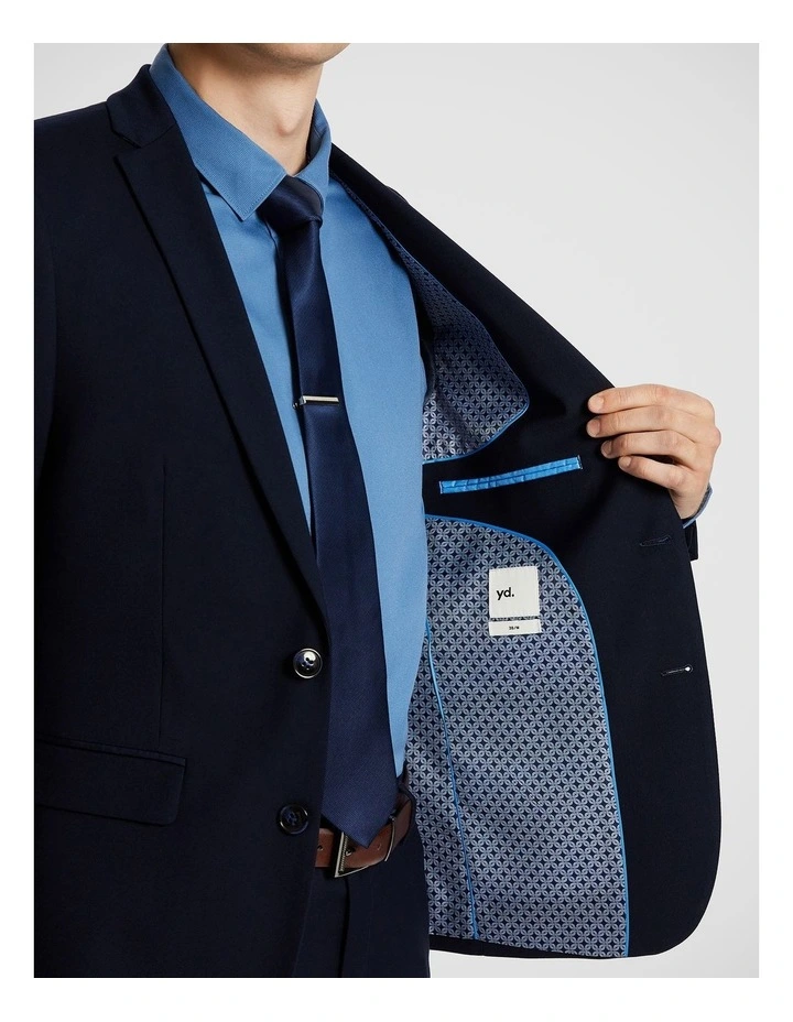 Marina Stretch Skinny Suit Jacket in Ink Blue image 4