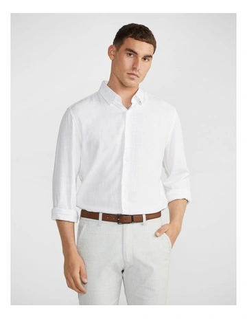 Vincent Viscose Shirt in White