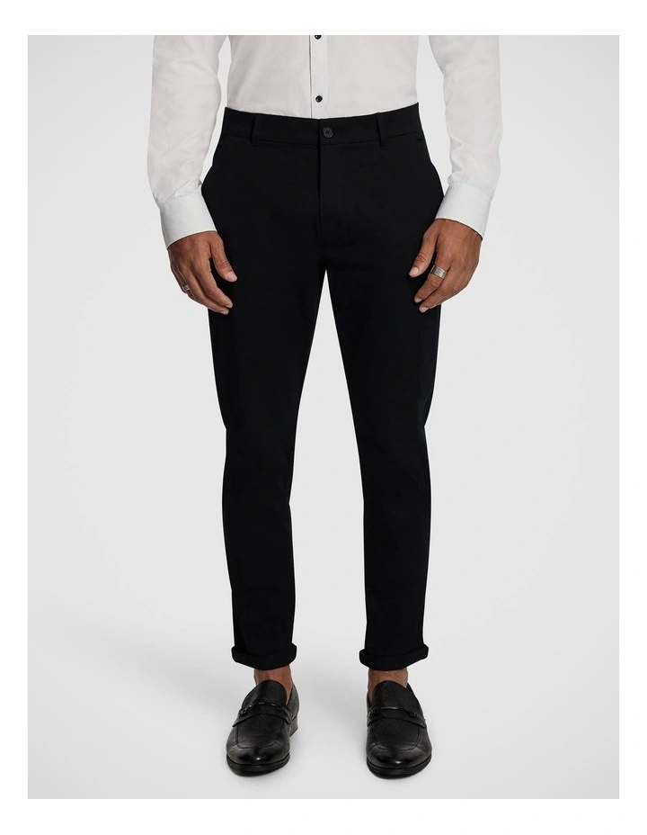 Danny Slim Chino in Black image 1