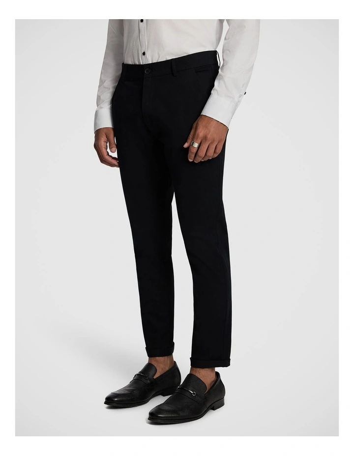 Danny Slim Chino in Black image 3