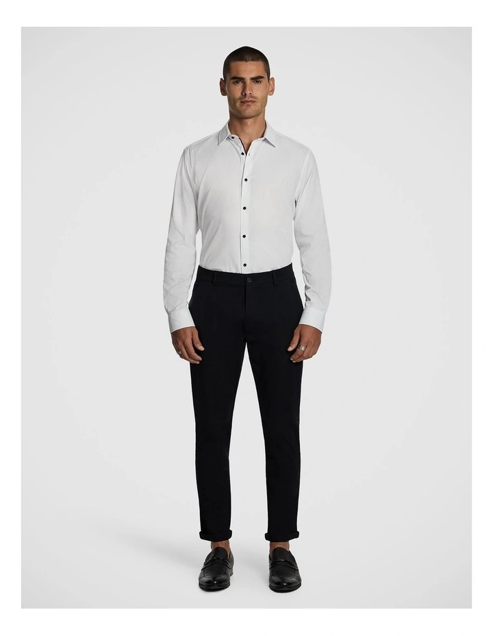 Danny Slim Chino in Black image 6