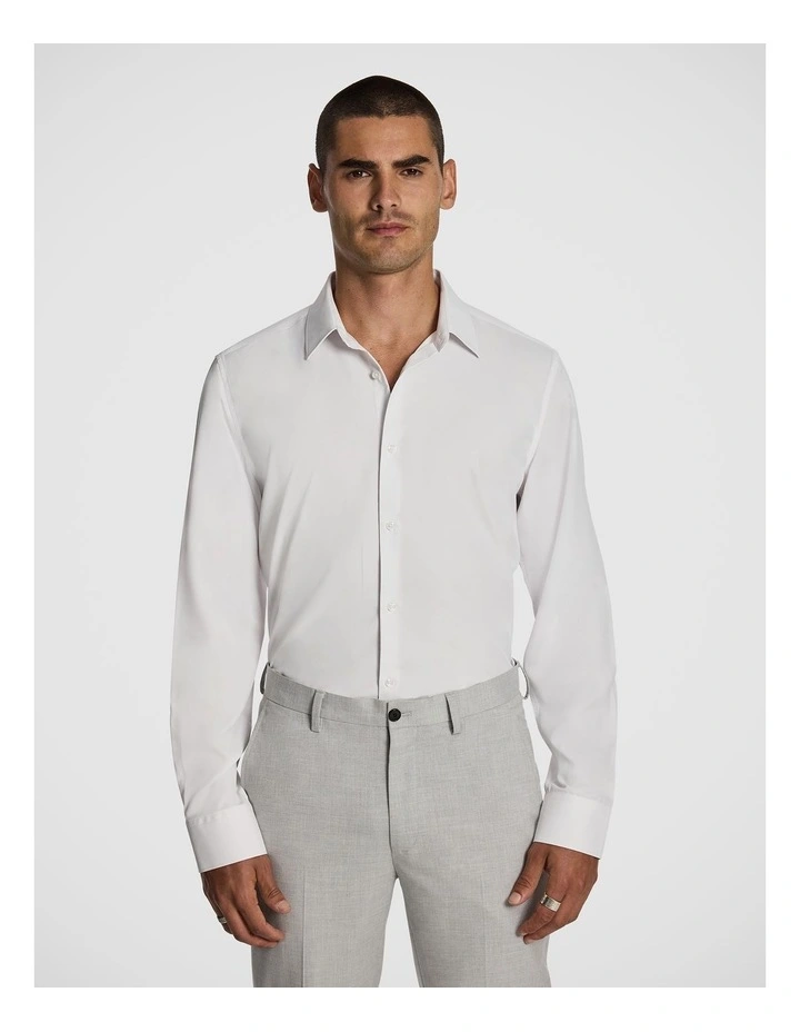 Tech Movement Slim Dress Shirt White image 1