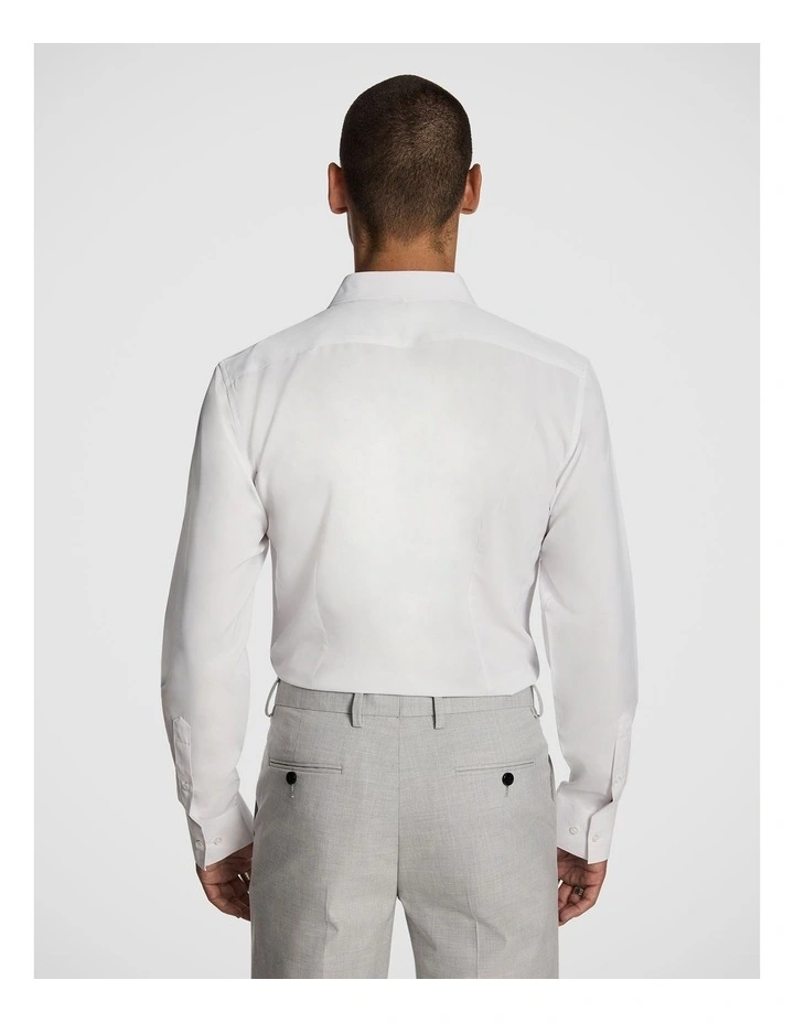 Tech Movement Slim Dress Shirt White image 2