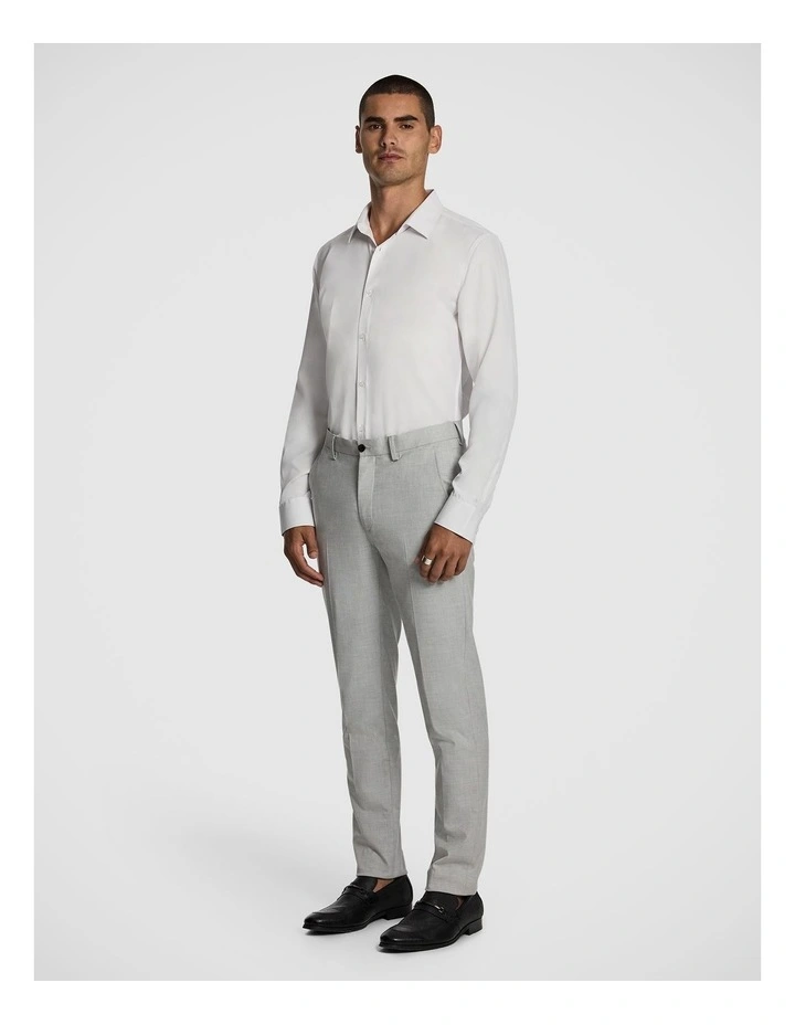 Tech Movement Slim Dress Shirt White image 4