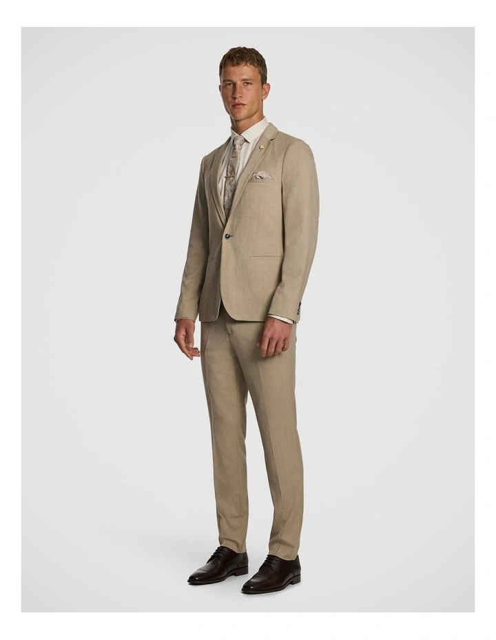 Hayman Stretch Skinny Dress Pant in Sand image 5