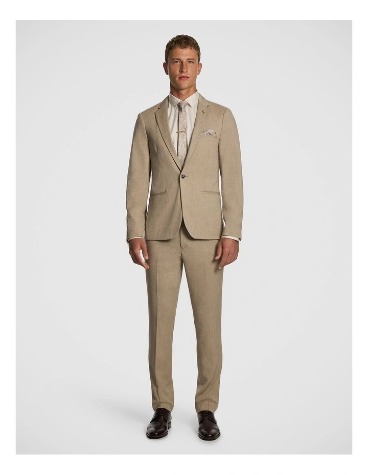 Hayman Stretch Skinny Dress Pant in Sand image 6