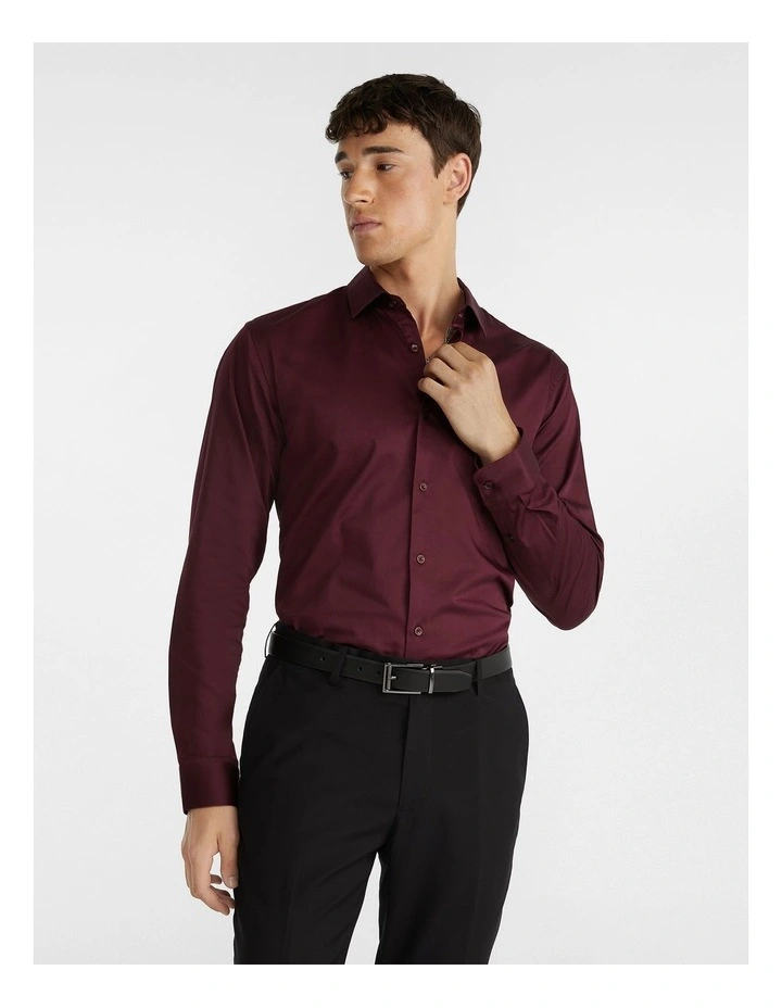 Burgundy mens shirt 2025