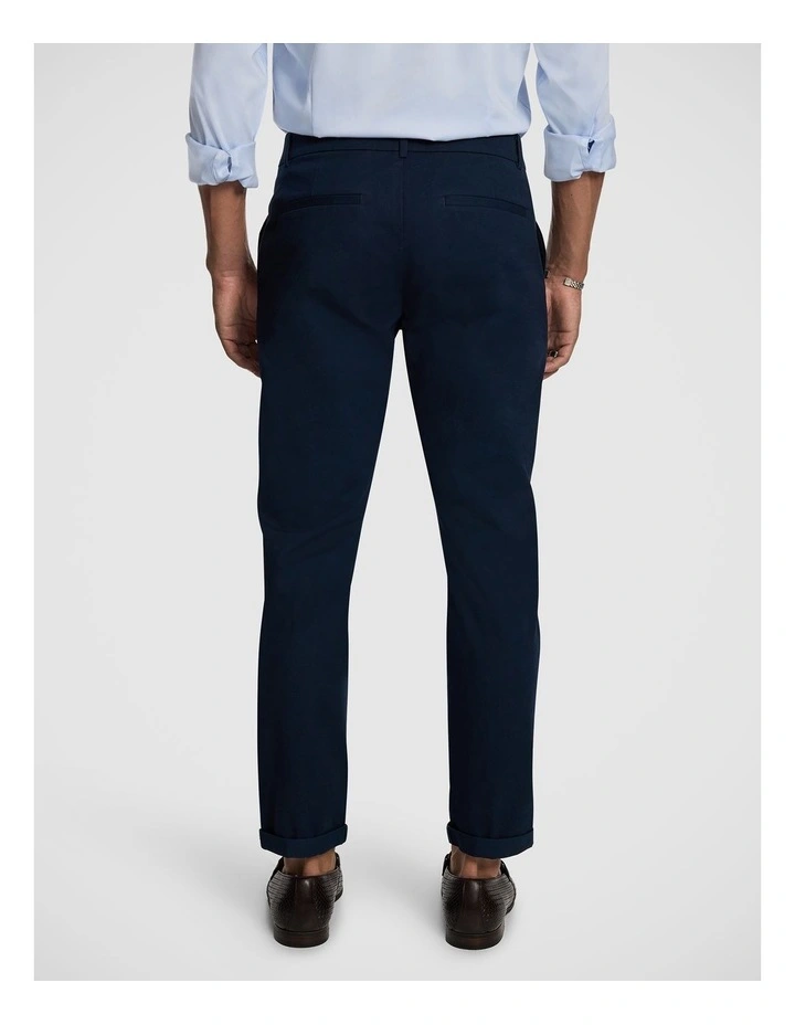 Danny Super Stretch Slim Chinos in Petrol image 2