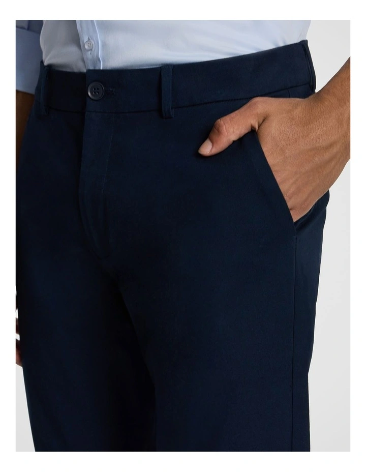 Danny Super Stretch Slim Chinos in Petrol image 3