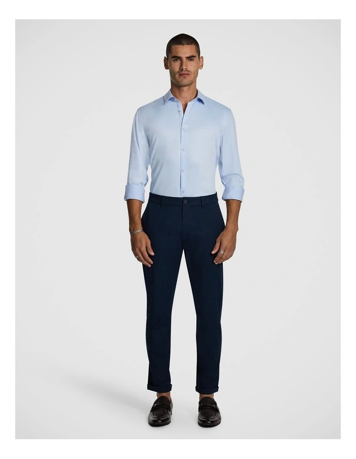 Danny Super Stretch Slim Chinos in Petrol image 5