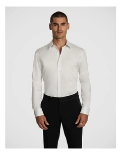 Hulk Muscle Fit Dress Shirt in White