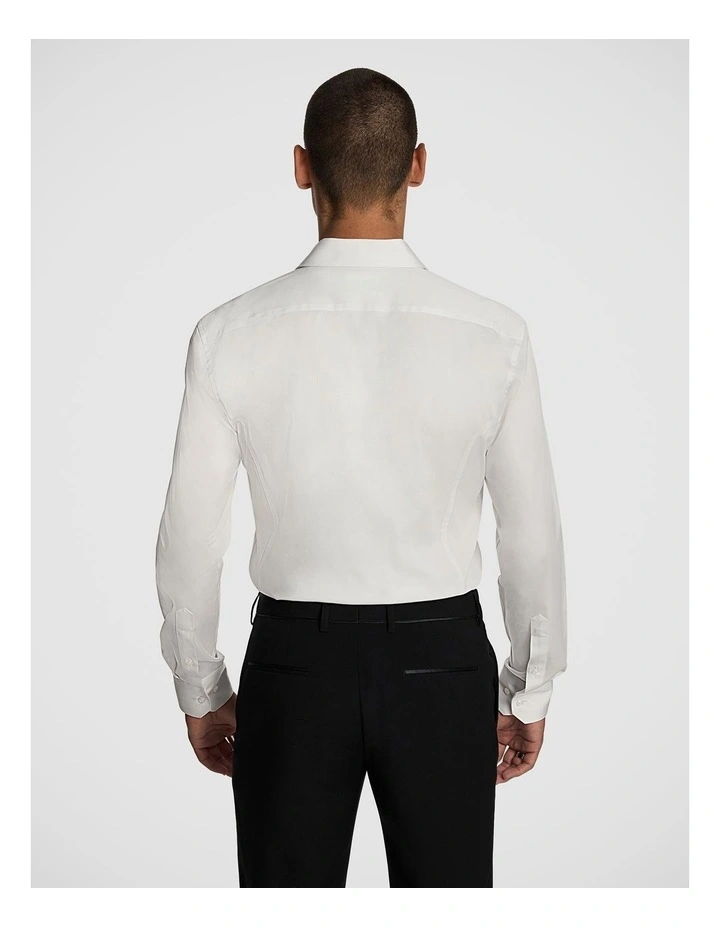 Hulk Muscle Fit Dress Shirt in White image 2