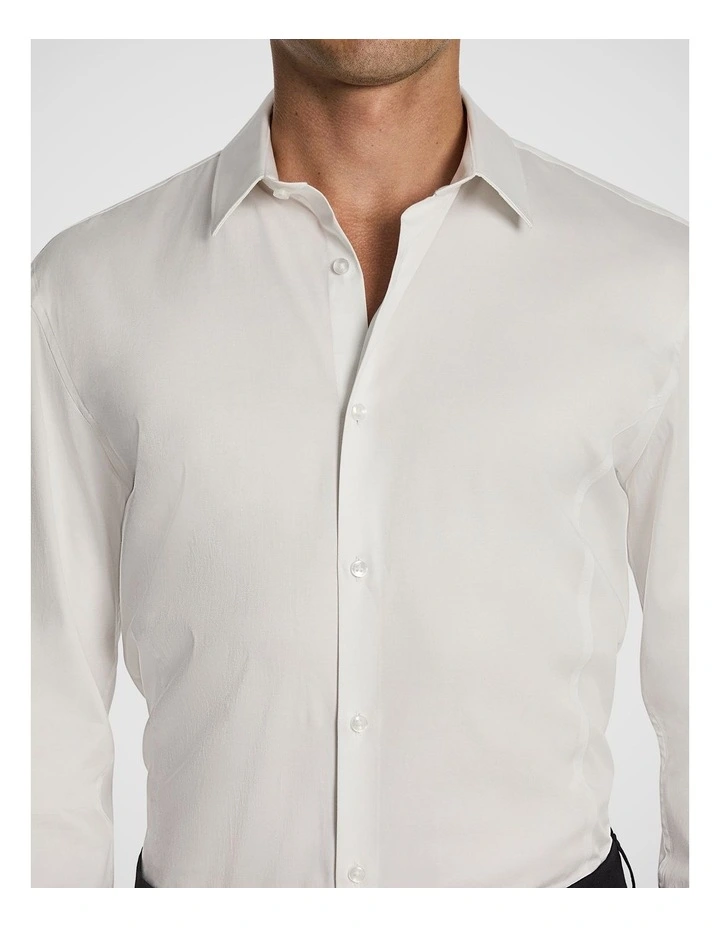 Hulk Muscle Fit Dress Shirt in White image 3