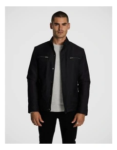 Colt Racer Jacket in Charcoal