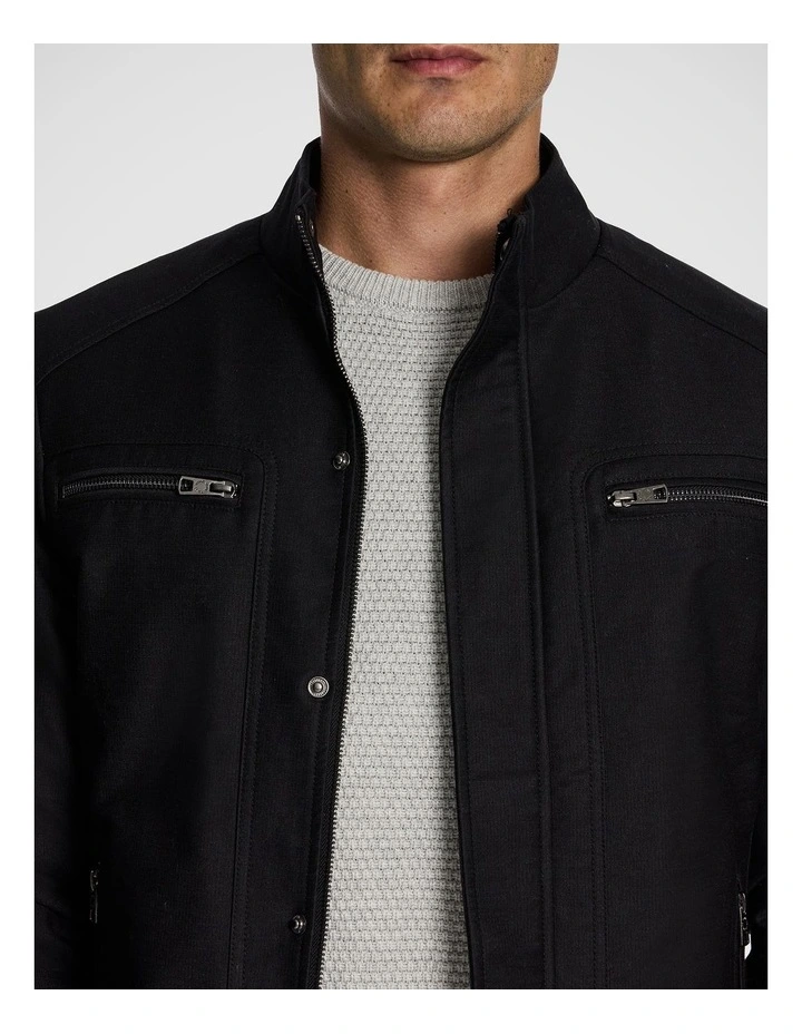 Colt Racer Jacket in Charcoal image 3