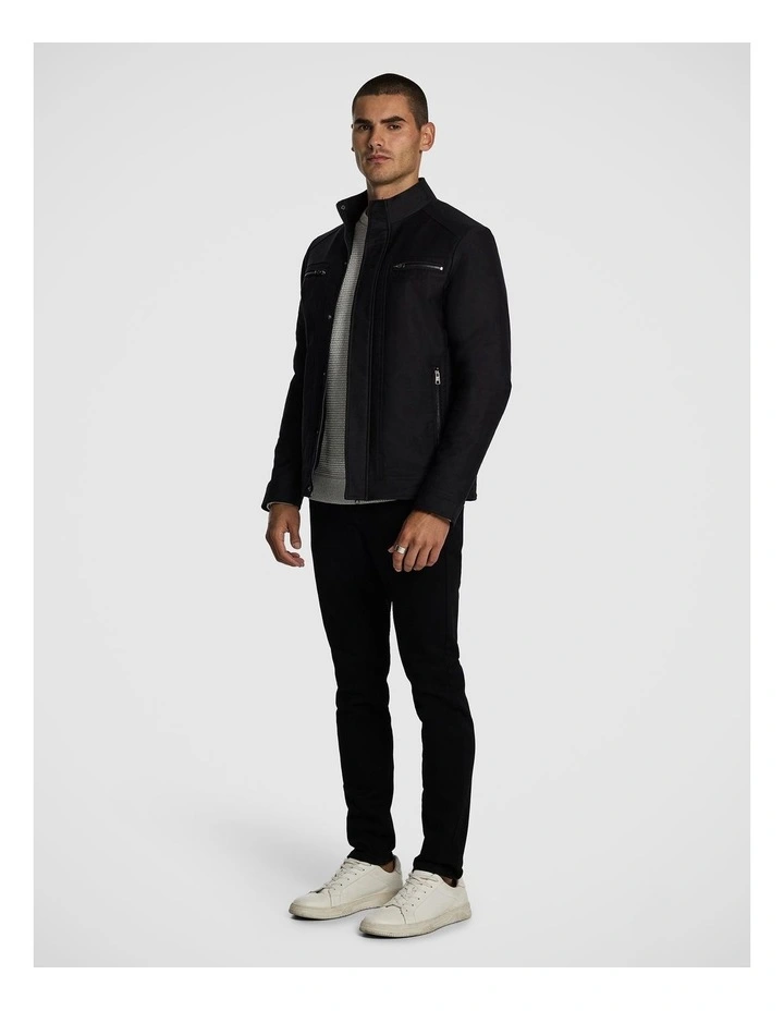 Colt Racer Jacket in Charcoal image 4