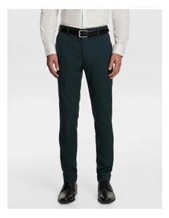 Lukey Skinny Dress Pant in Teal