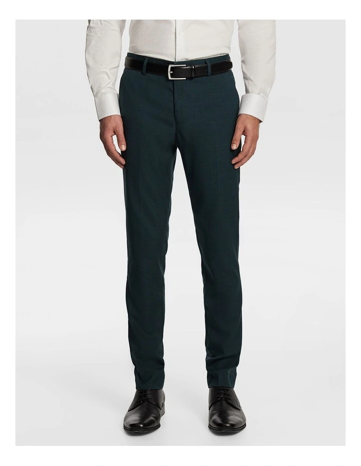 Lukey Skinny Dress Pant in Teal image 1
