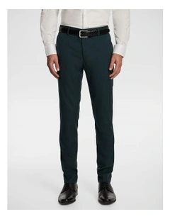 Lukey Skinny Dress Pant in Teal